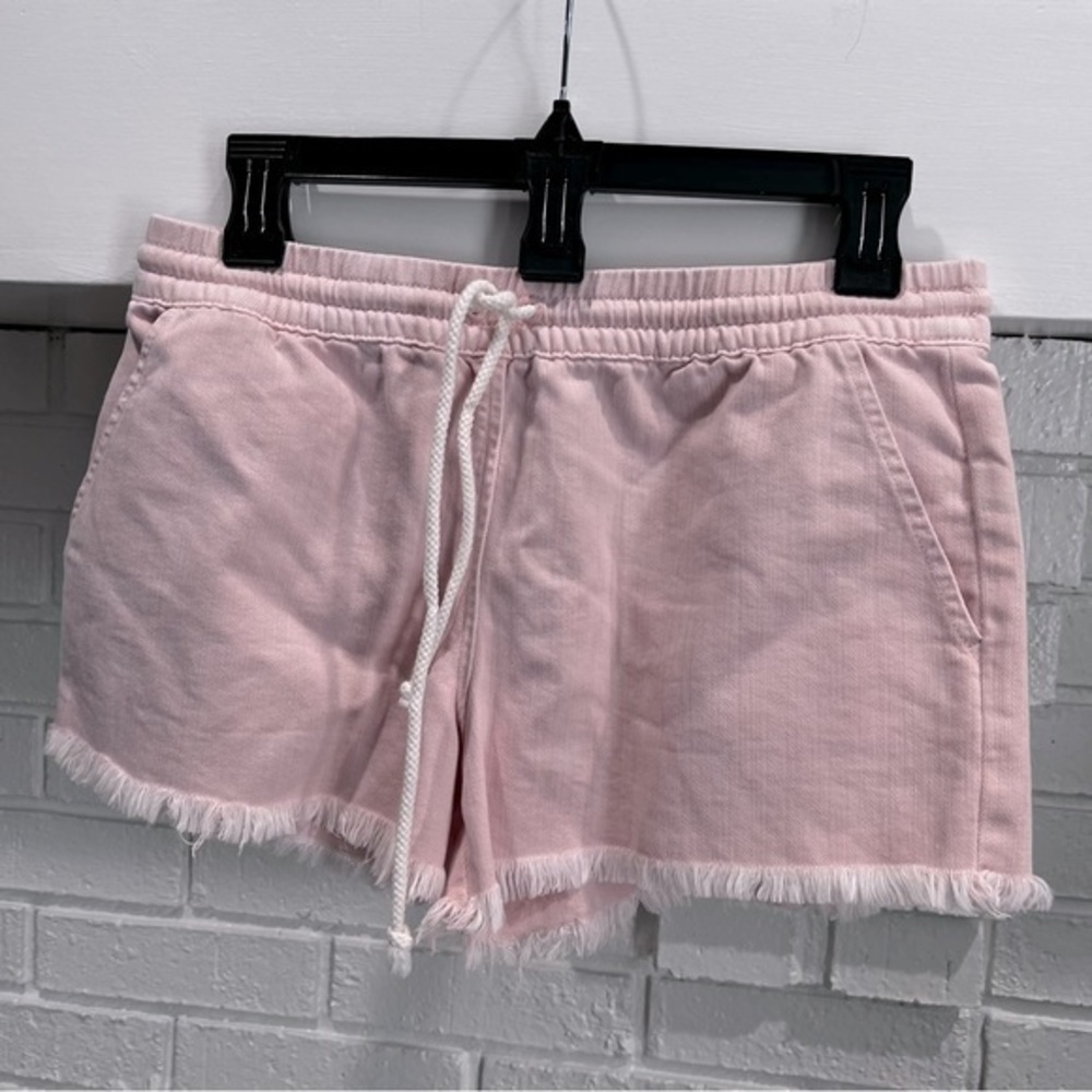 Aerie Size Small Drawstring Pale Pink Jean Shorts Size Small EUC❤️